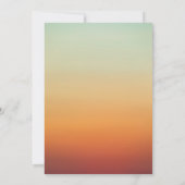 Invitation Fête de graduation photo papillon orange moderne (Dos)