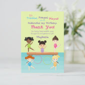 Invitation Fête de Gymnastique (Debout devant)