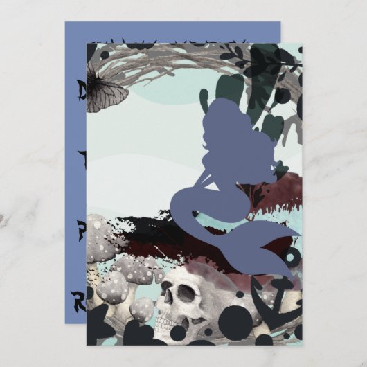 INVITATION FÊTE DE HALLOWEEN ! (Devant / Derrière)