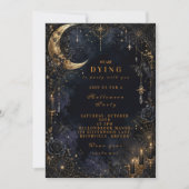 Invitation Fête de Halloween Luxueuse et Glamour (Devant)