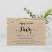 Invitation Fête de « Heureux pour toujours », Fuite amoureuse (Debout devant)