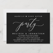 Invitation Fête de "Ils vécurent heureux", Dîner de mariage n (Devant)