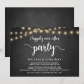 Invitation Fête de J'ai vécu heureuse pour toujours, Fuite am (Devant / Derrière)