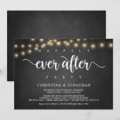 Invitation Fête de J'ai vécu heureux pour toujours, Guirlande (Devant / Derrière)