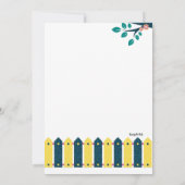 Invitation Fête de jardin (Dos)