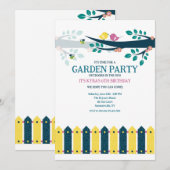 Invitation Fête de jardin (Devant / Derrière)