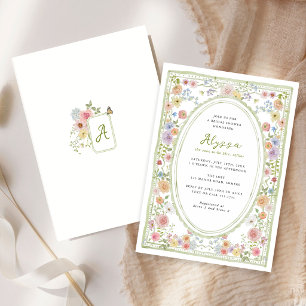 Invitation Fête de jardin Enterrement de vie de jeune fille F