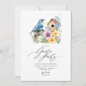 Invitation Fête de Jardin Floral de Printemps pour Toute Occa (Devant)