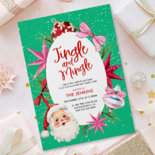 Invitation Fête de Jingle et Mingle