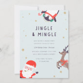 Invitation Fête de Jingle et Mingle (Devant)