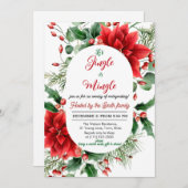 Invitation Fête de Jingle et Mingle (Devant / Derrière)