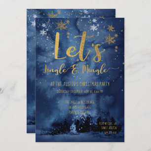 Invitation Fête de Jingle & Mingle