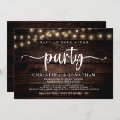 Invitation Fête de "Jusqu'à ce que la mort nous sépare", Mari (Devant / Derrière)