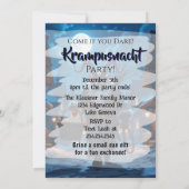 Invitation Fête de Krampusnacht | Venez si vous osez (Dos)