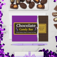 Fête de la barre de chocolat personnalisée