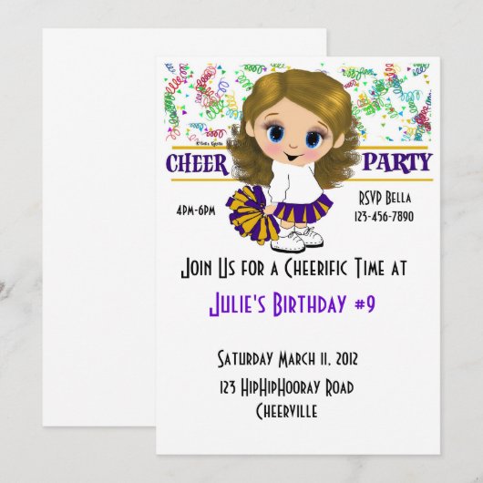 Invitation Fête de la bière (Devant / Derrière)