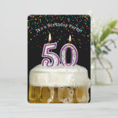 Invitation Fête de la bière 50e anniversaire (Debout devant)