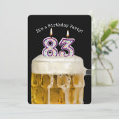 Invitation Fête de la bière 83e anniversaire (Debout devant)
