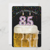 Invitation Fête de la bière 85e anniversaire (Devant)
