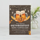 Invitation Fête de la Bière, Fête de l'Oktoberfest, (Debout devant)