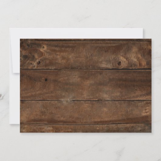 Invitation Fête de la bière Hommes Jardin rustique bois 30e a (Dos)