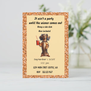 Invitation Fête de la bière n'importe quelle occasion