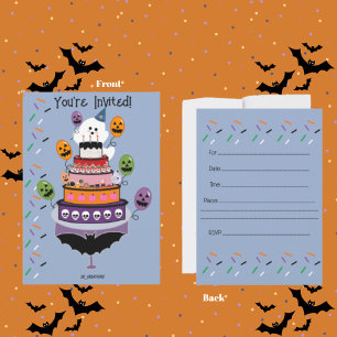 Invitation Fête de la Boo Day de Ghostile