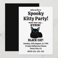 Fête de la Chatte Effrayante Black Cat Chat Noir