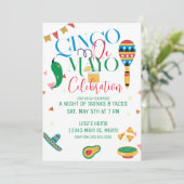 Invitation Fête de la Cinquième de Mai Fiesta de tacos célébr (Debout devant)