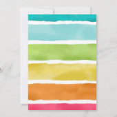 Invitation Fête de la crème glacée Anniversaire (Dos)