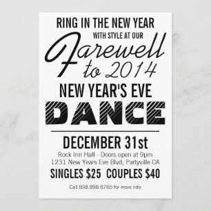 Invitation Fête de la danse du Nouvel An