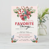 Invitation Fête de la décoration de Noël (Debout devant)