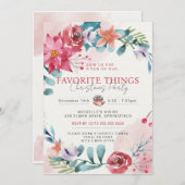 Invitation Fête de la décoration de Noël (Devant / Derrière)