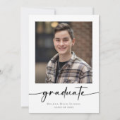 Invitation Fête De La Diplôme Ils L'Ont Fait Photo (Dos)