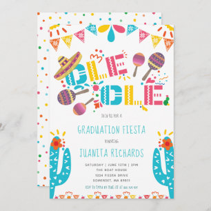 Invitation Fête de la Diplôme Mexicaine