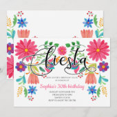 Invitation Fête de la Femme Surprise Anniversaire adulte (Devant / Derrière)