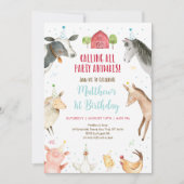 Invitation Fête de la ferme (Devant)