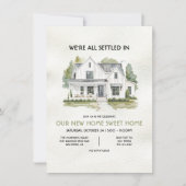 Invitation Fête de la ferme blanche moderne (Devant)