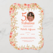 Invitation Fête de la fête (Devant / Derrière)