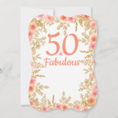 Invitation Fête de la fête (Dos)