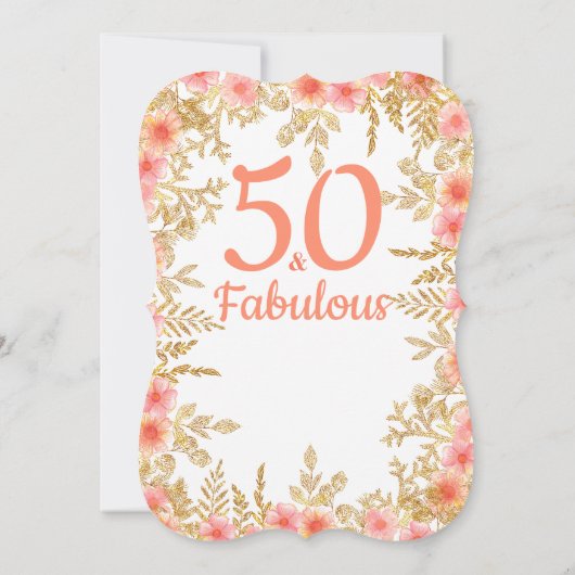 Invitation Fête de la fête (Dos)