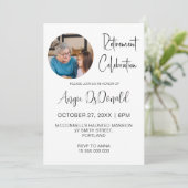 Invitation Fête de la fête de la retraite Père à la retraite  (Debout devant)