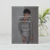 Invitation Fête de la fête de la retraite personnalisée Invit (Debout devant)