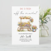 Invitation Fête de la Fête des mariées de marché (Debout devant)