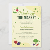 Invitation Fête de la Fête des mariées hors du marché (Devant)