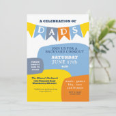 Invitation Fête de la Fête des pères des papas (Debout devant)