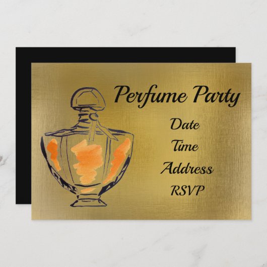 Invitation Fête de la fête du parfum (Devant / Derrière)