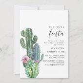 Invitation Fête de la Fiesta Cactus (Devant)