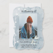 Invitation Fête de la Fleur blanche de libellule du service d (Devant)