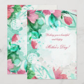 Invitation Fête de la florale (Devant / Derrière)